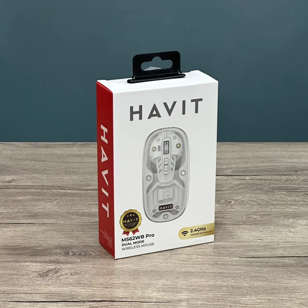 MOUSE HAVIT MS62WB PRO WIRELESS RECHARGEABLE CRYSTAL
